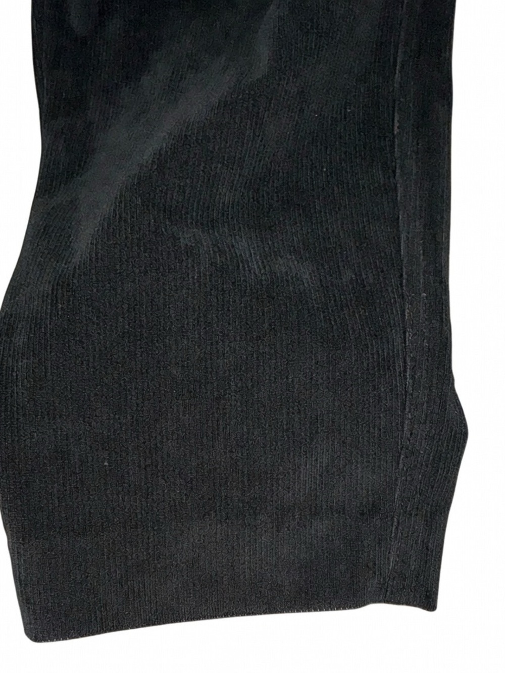 #118- Alice + Olivia Black Corduroy Cargo Pants - Picture 2 of 6